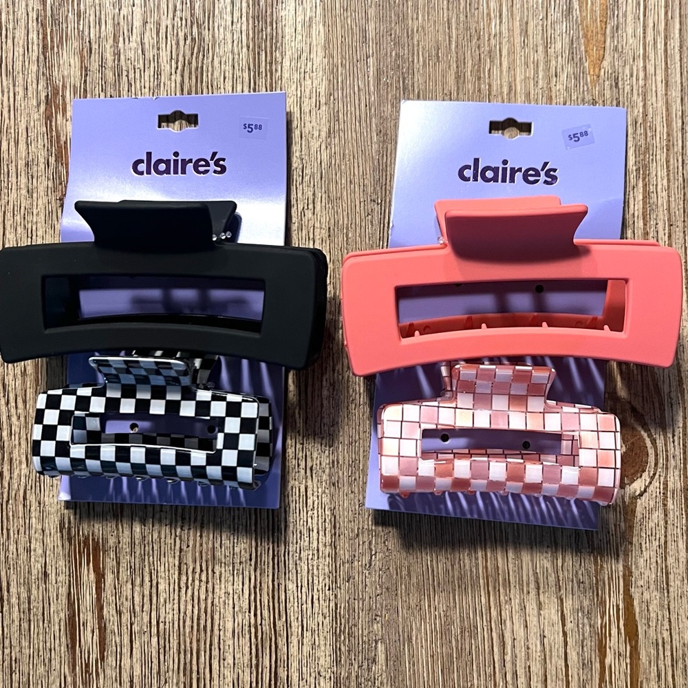 Brand New Hair Claw Clips